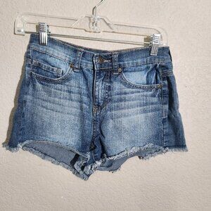 Mudd Shorts Womens Size 3 Distressed Denim Frayed Hem Cut Off Y2K